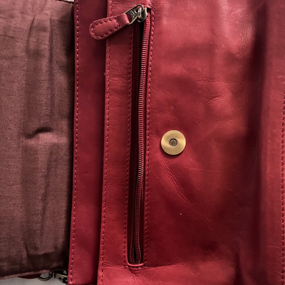 Chaos “Leather Collection” Crossbody Handled Purse - Picture 5 of 8